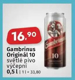 Coop Gambrinus Originál 10 nabídka
