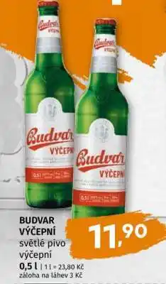 Coop Budvar výčepní nabídka