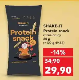 Kaufland SHAKE-IT Protein Snack nabídka
