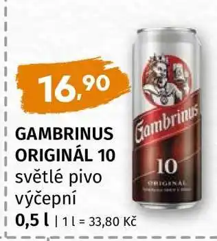 Gambrinus Originál 10