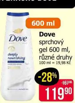 Teta Dove deeply nourishing nabídka