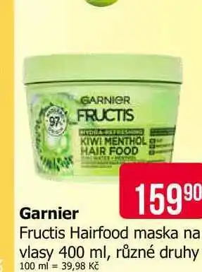 Teta GARNIER Fructis Hairfood maska na vlasy 400 ml, různé druhy nabídka