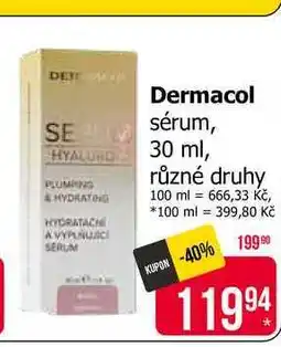 Teta Dermacol sérum, 30 ml, různé druhy nabídka