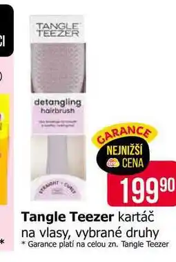 Teta Tangle Teezer kartáč na vlasy, vybrané druhy nabídka