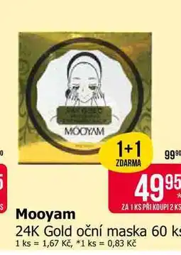 Teta MOOYAM Gold oční maska 60 ks nabídka