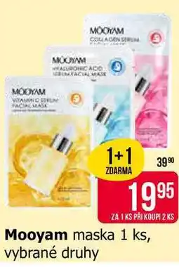 Teta Mooyam maska 1 ks, vybrané druhy nabídka