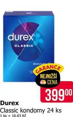 Teta Durex kondomy 24ks, vybrané druhy nabídka