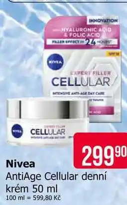 Teta Nivea AntiAge Cellular denní krém nabídka