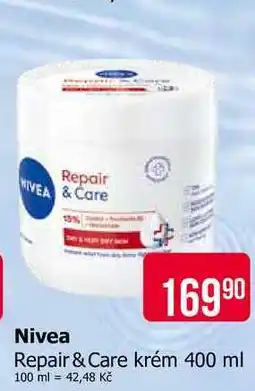 Teta Nivea Repair & Care krém nabídka