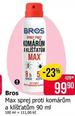 Teta Bros Max sprej proti komárům a klíšťatům nabídka