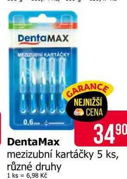 Teta DentaMAX mezizubní kartáčky 5 ks, různé druhy nabídka