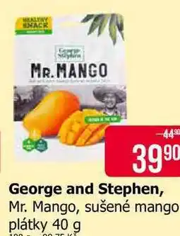 Teta George and Stephen, Mr. Mango, sušené mango plátky nabídka