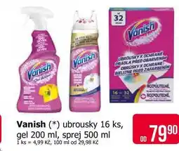 Teta Vanish ubrousky 16 ks nabídka