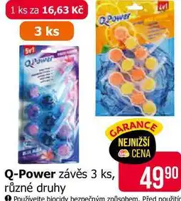 Teta Q-Power závěs 3 ks nabídka