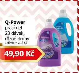 Teta Q-Power prací gel 23 dávek, různé druhy nabídka