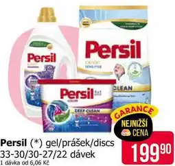 Teta Persil gel/prášek/discs 33-30/30-27/22 dávek nabídka
