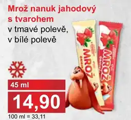 PLUS JIP Mrož nanuk jahodový s tvarohem nabídka