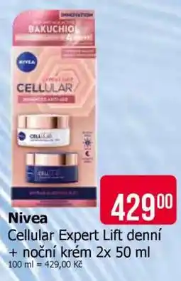 Teta Nivea Cellular Expert Lift denní + noční krém 2x 50 ml nabídka