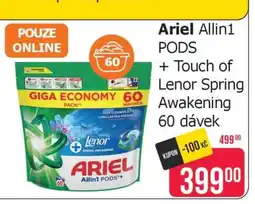 Teta Ariel Allin1 PODS + Touch of Lenor Spring Awakening 60 dávek nabídka