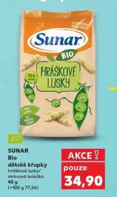 Kaufland Sunar Bio Dětské křupky nabídka