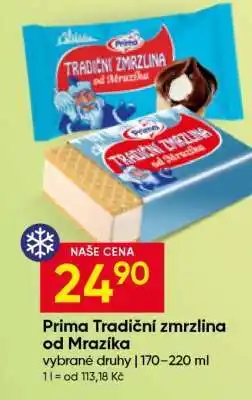 Hruška Prima Tradiční Zmrzlina od Mrazíka nabídka