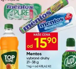 Hruška MENTOS nabídka