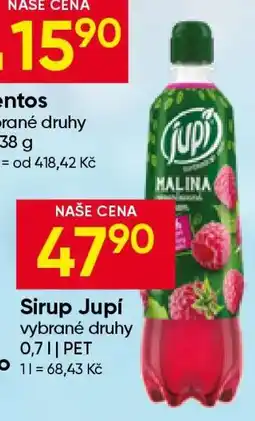 Hruška SIRUP JUPÍ nabídka