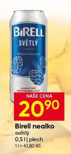 Hruška Birell nealko nabídka