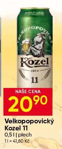 Hruška Velkopopovický Kozel 11 nabídka