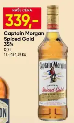 Hruška Captain Morgan Spiced Gold 35 % nabídka