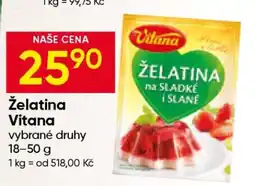 Hruška Želatina Vitana nabídka