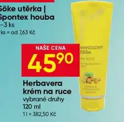Hruška Herbavera krém na ruce nabídka