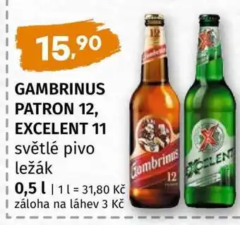 GAMBRINUS PATRON 12 EXCELENT 11