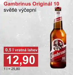 PLUS JIP Gambrinus Originál 10 nabídka