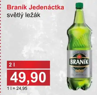 PLUS JIP Braník Jedenáctka světlý ležák nabídka
