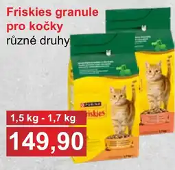 PLUS JIP Friskies granule pro kočky nabídka