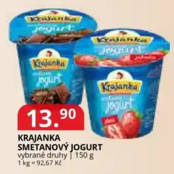 Potraviny CZ Krajanka smetanový jogurt nabídka