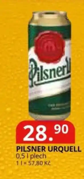 Potraviny CZ Pilsner urquell nabídka