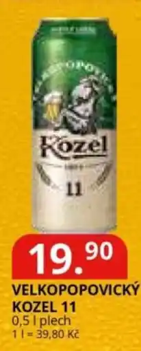 Potraviny CZ Velkopopovický kozel 11 nabídka