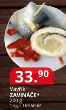 Potraviny CZ Vavřík zavináče nabídka