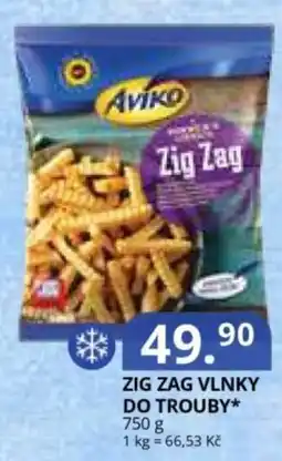 Potraviny CZ Aviko Zig zag vlnky do trouby nabídka