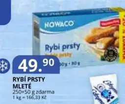 Potraviny CZ Nowaco Rybí prsty mleté nabídka