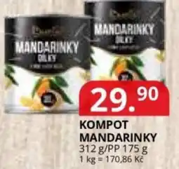 Potraviny CZ Kompot mandarinky nabídka