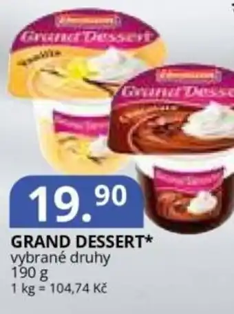 Potraviny CZ Grand dessert nabídka