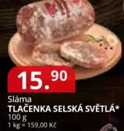 Potraviny CZ Sláma Tlačenka selská světlá nabídka
