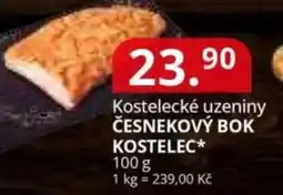 Potraviny CZ Kostelecké uzeniny česnekový bok kostelec nabídka