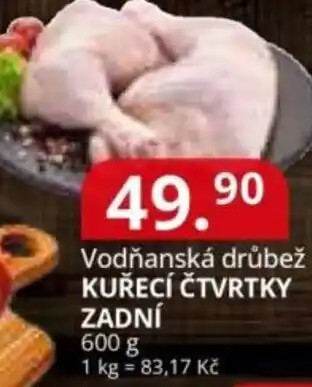 Potraviny CZ Vodňanská drůbež kuřecí čtvrtky zadní nabídka