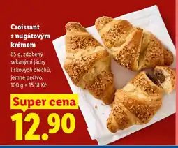 Lidl Croissant s nugátovým krémem nabídka