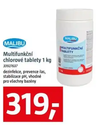 Multifunkční chlorové tablety