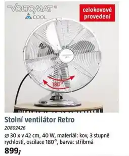 Bauhaus Stolní ventilátor Retro nabídka
